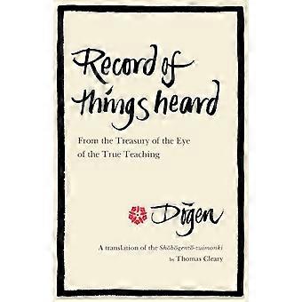 Record Of Things Heard From The Treasury Of The Eye Of The True Teaching - Penguin Random House LLC - Paperback - en Book