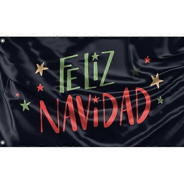 Drapeau Feliz Navidad Motif 267