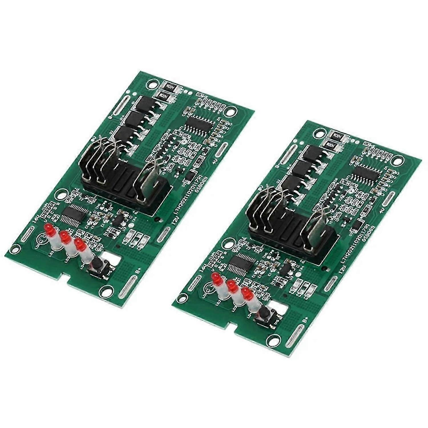 2Pcs RISE-4511396 Li-Ion Battery Charging Protection Circuit Board Pcb Board for Einhell Power X-Cha