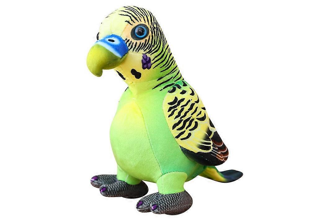 Soft Green Parrot Mascot - 20cm Plush Toy for Kids