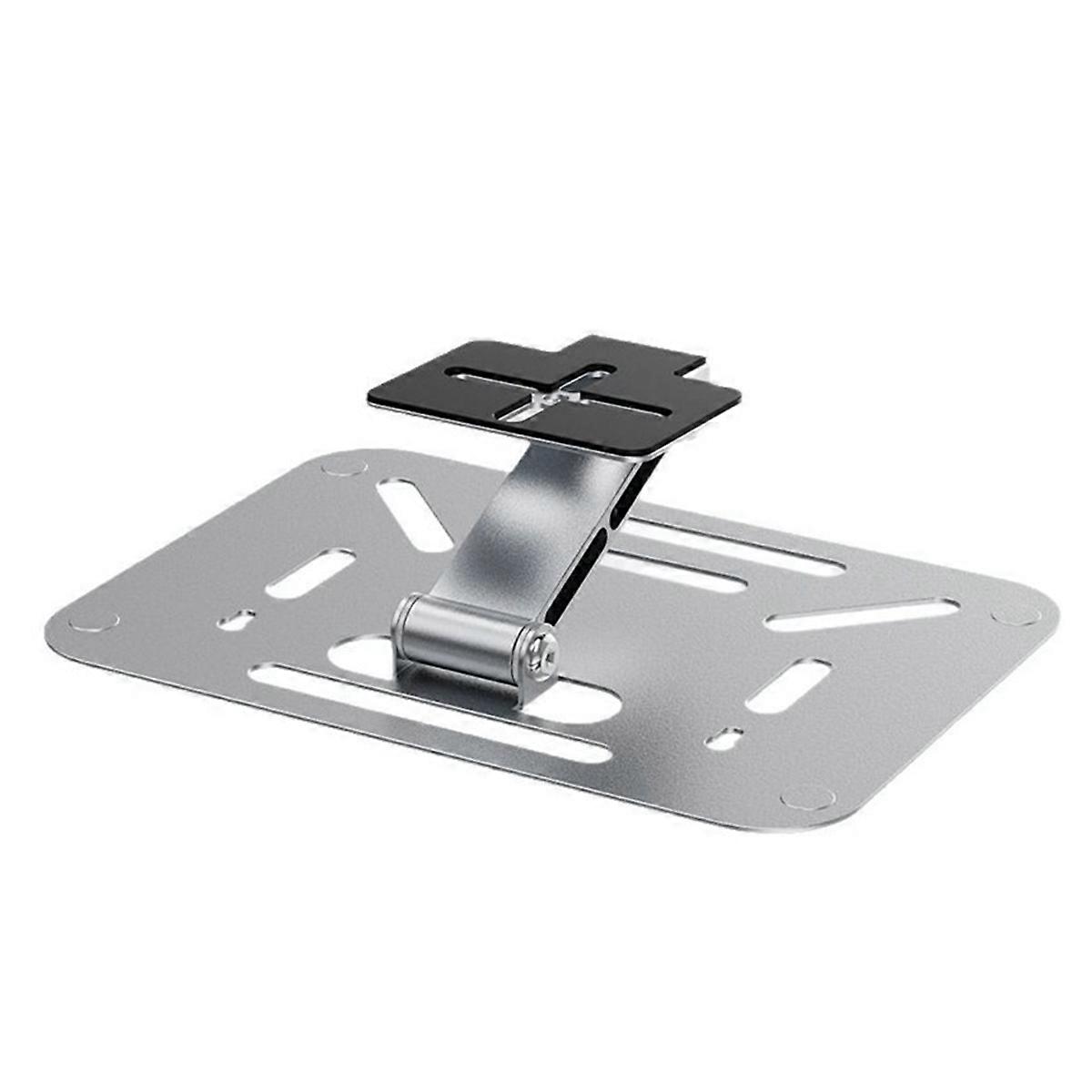 Foldable Projector Stand Desk, Wall and Ceiling Mount Bracket with 180-Degree Rotation for Home Theater Projector Silver