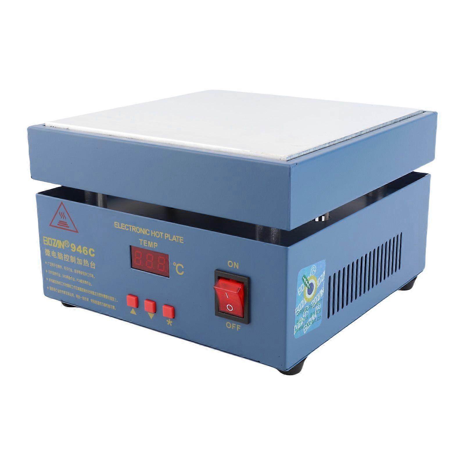 200*200mm LED Microcomputer Electric Heating Plate Preheating Station 800W