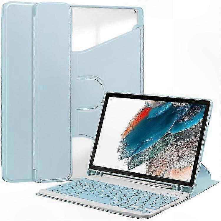 Rotary Stand Tablet Cover with Bluetooth Keyboard for 10.5 Inch Tablets, Compatible with Tab A8 2021/2022 Models