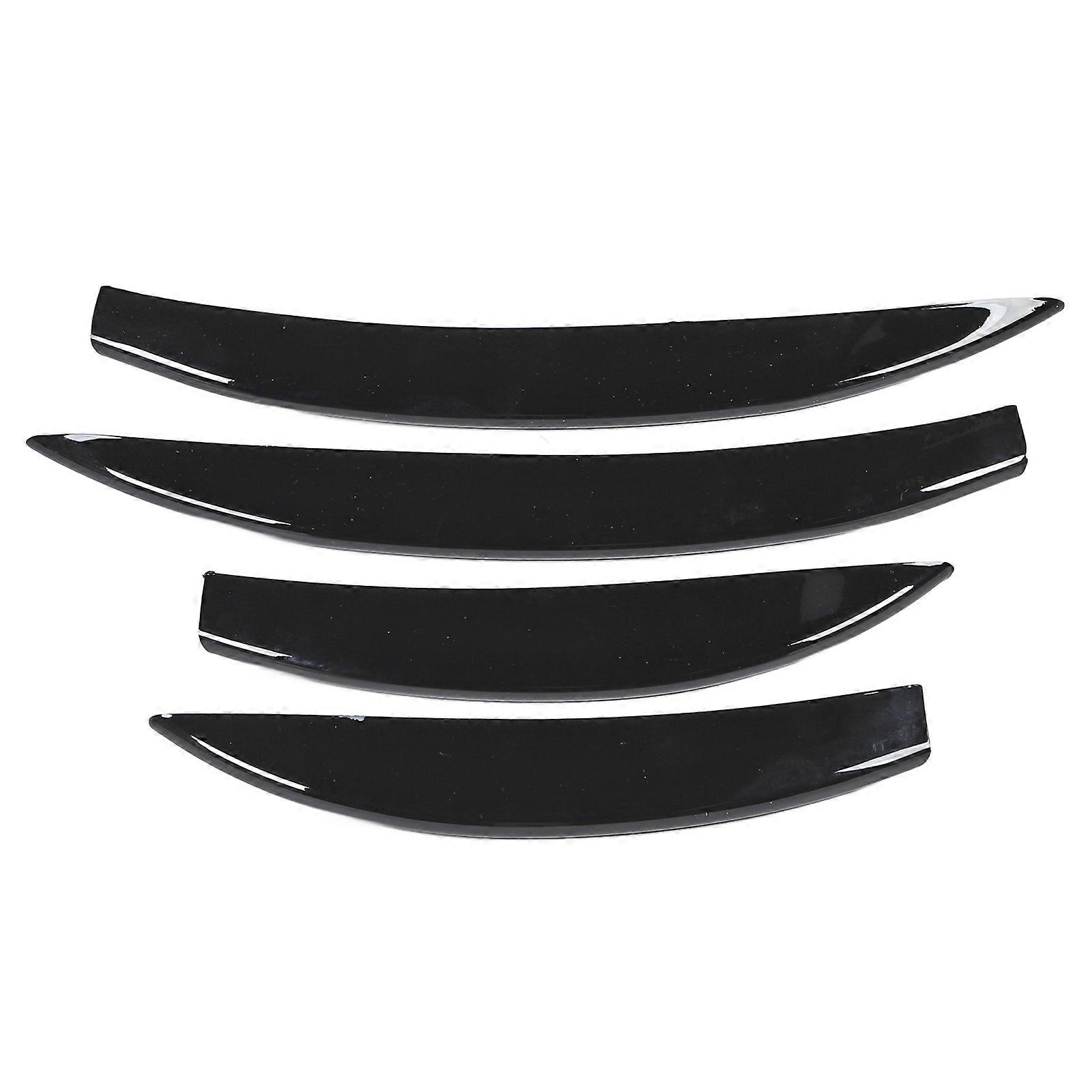1 Pair Front Bumper Splitter Stylish Look Spoiler Diffuser Grille Trim Strip Replacement for Benz E‑Class W214 AMG‑Line 2024 and Later
