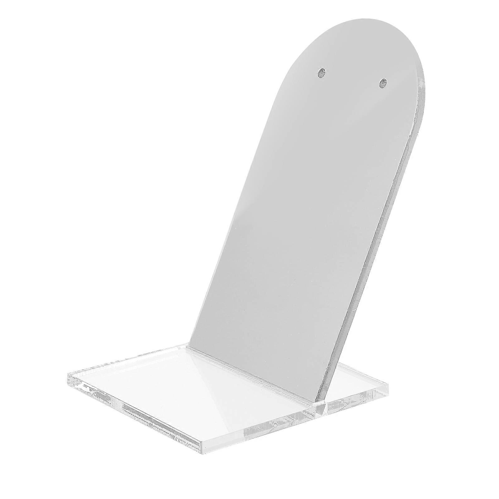 Transparent Acrylic Mirror Plate for Reflection Photo Props 2Pcs Durable