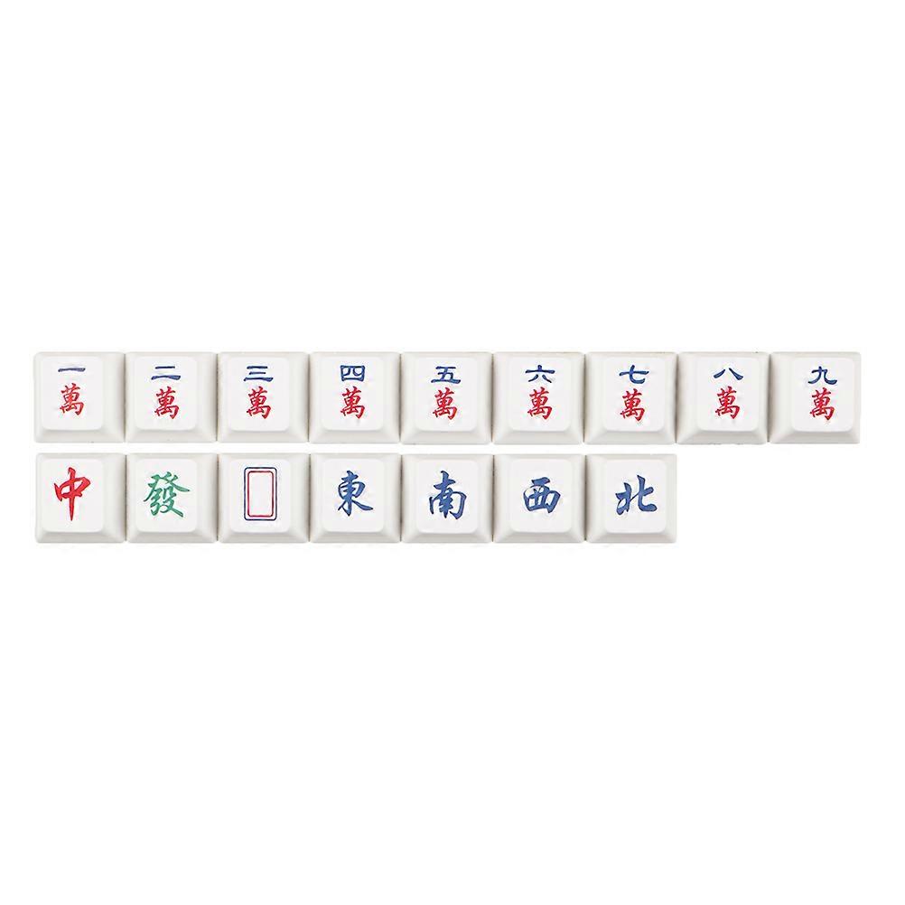 Keyboard Replacement Key Caps Mechanical Keyboard Gaming White Pbt Replaceable 16Pcs