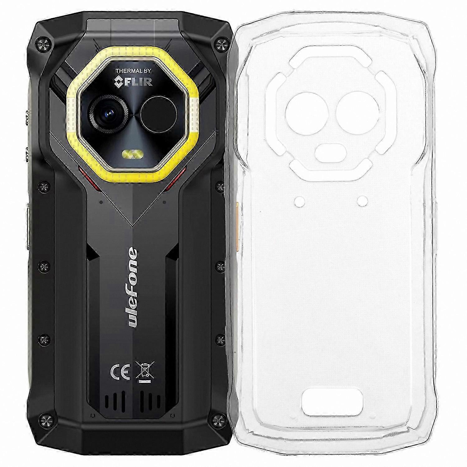 Soft TPU Protective Case for Rugged Mini Smartphone - Drop Resistant Cover, Black