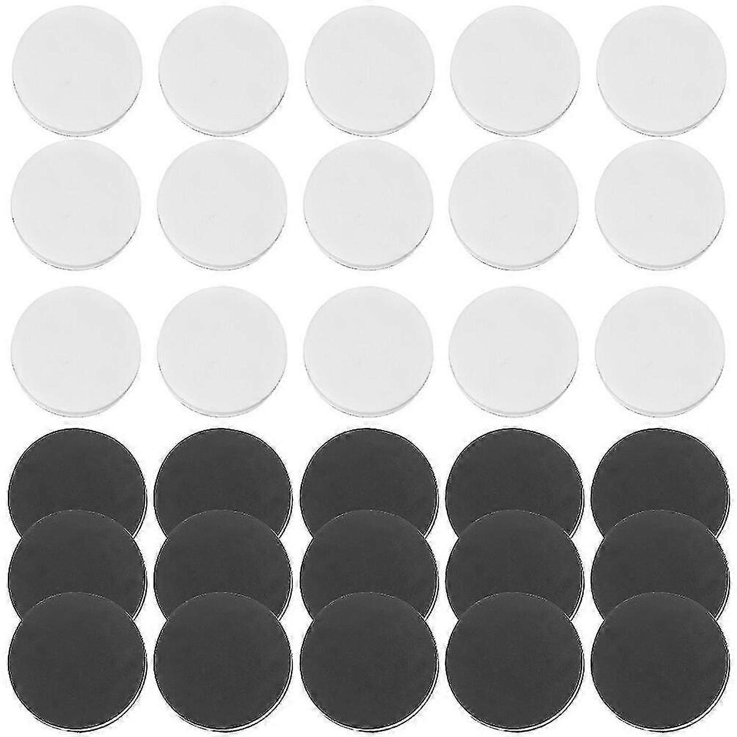30 Pcs Puzzle Toy Backgammon Pieces Replacement Playing Game Chips Checkers Game Chips Plastic Chess Pieces