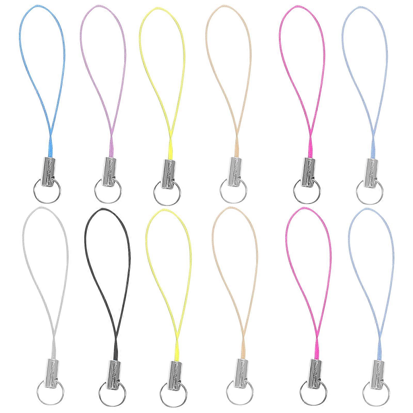 DIY Phone Strap 100Pcs For Keys Office Occasions Durable Assorted Color Hanging Small Objects