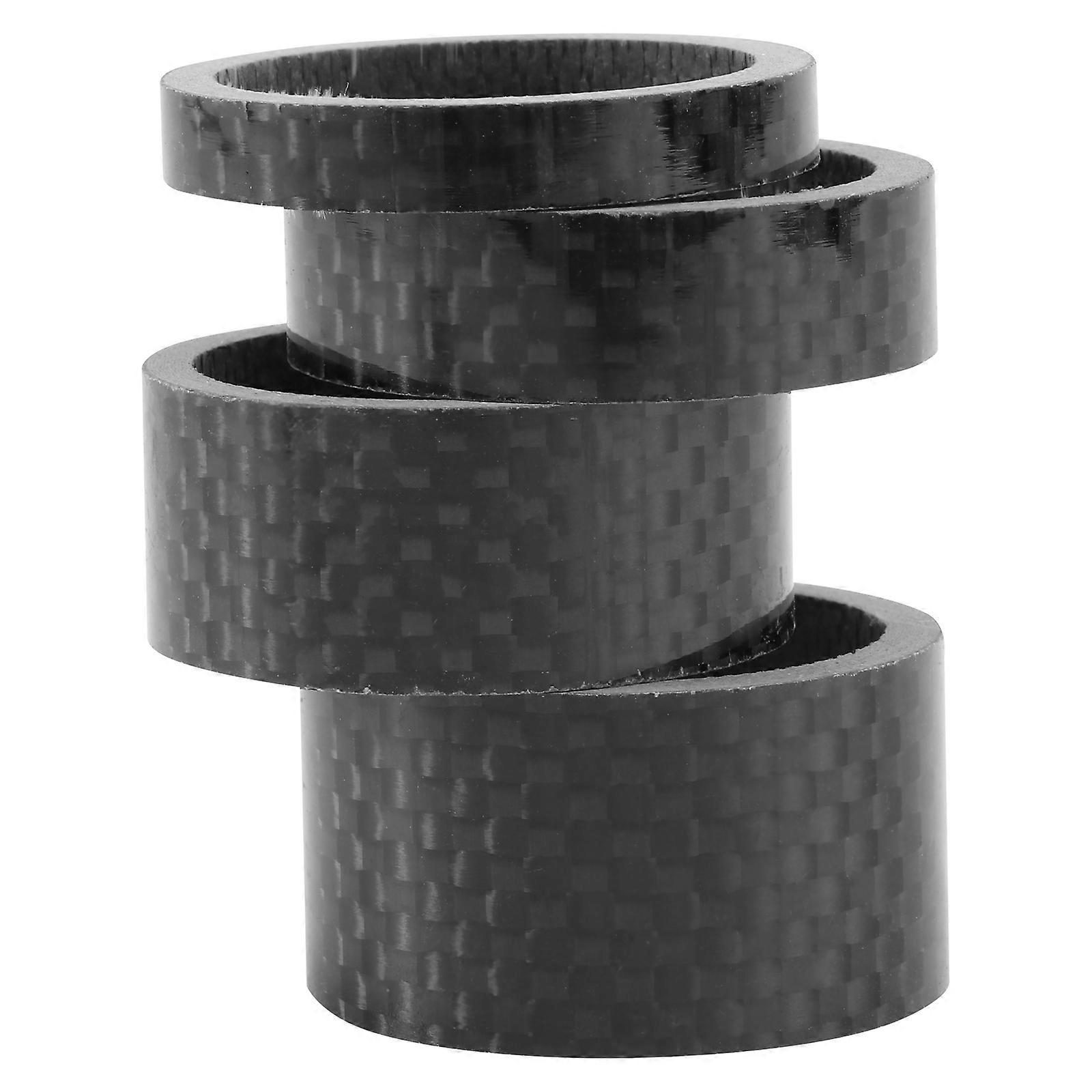 Carbon Fiber Bike Headset Spacer for Stem Washer 4Pcs Different Sizes
