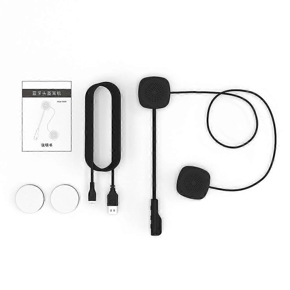 Motorbike Communication System Professional Headset Black 23.50X4.50X1.50Cm Noise Reduction 1Set