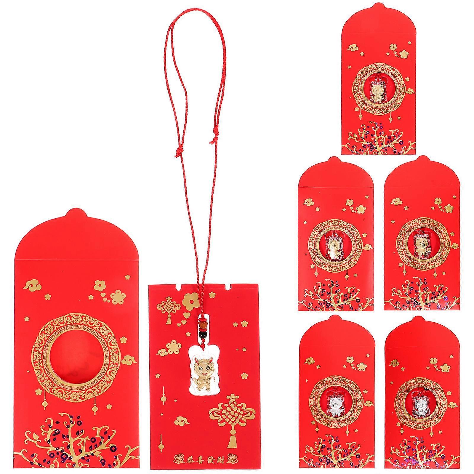 Year of Dragon Paper Red Envelopes for New Year 18Pcs Pack