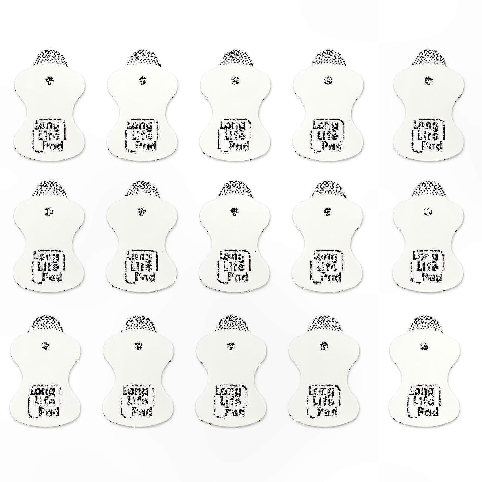 20pcs Reusable TENS Unit Replacement Pads, Compatible with Standard Devices, 10 Pairs