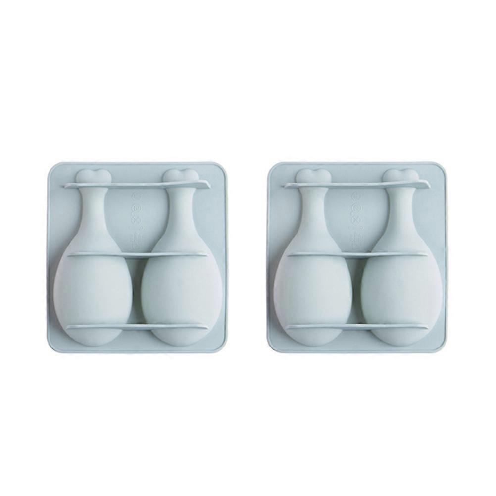 Silicone Cake Mold Chicken Leg Shape for Cookie Baking 4Pcs Blue