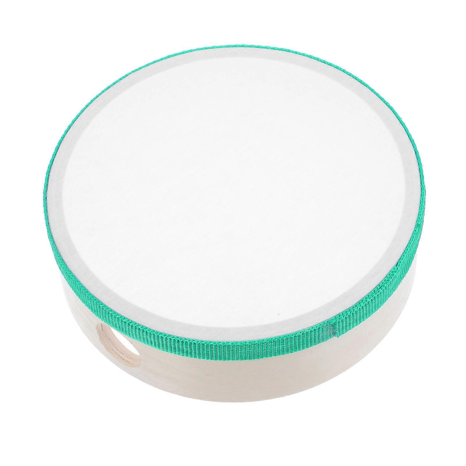 Tambourine Hand Held 2Pcs Cognitive Development Instrument For Kindergarten Music Class Colorful Design