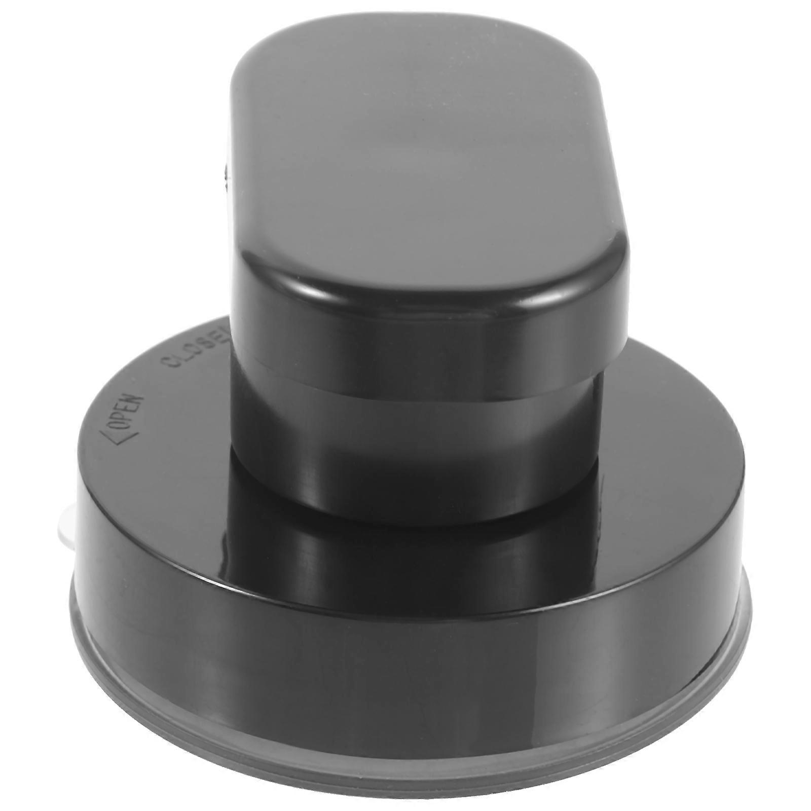 Adhesive Knobs 5Pcs Suction Cup Door Handle For Toilet Fall Prevention Black Plastic Square Shape