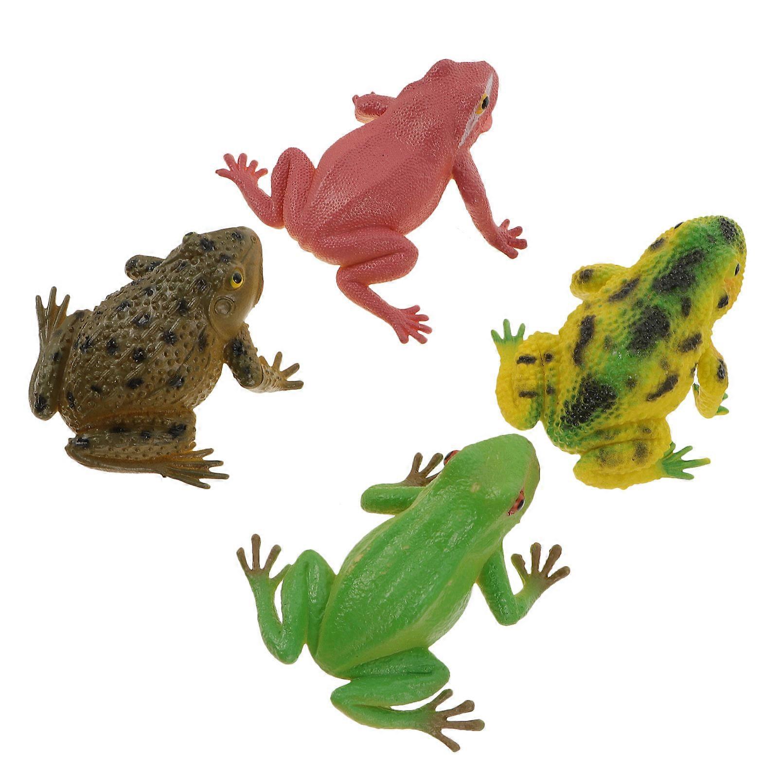 Simulation Frogs Artificial Frogs for Decoration 16Pcs Lifelike Home Ornaments