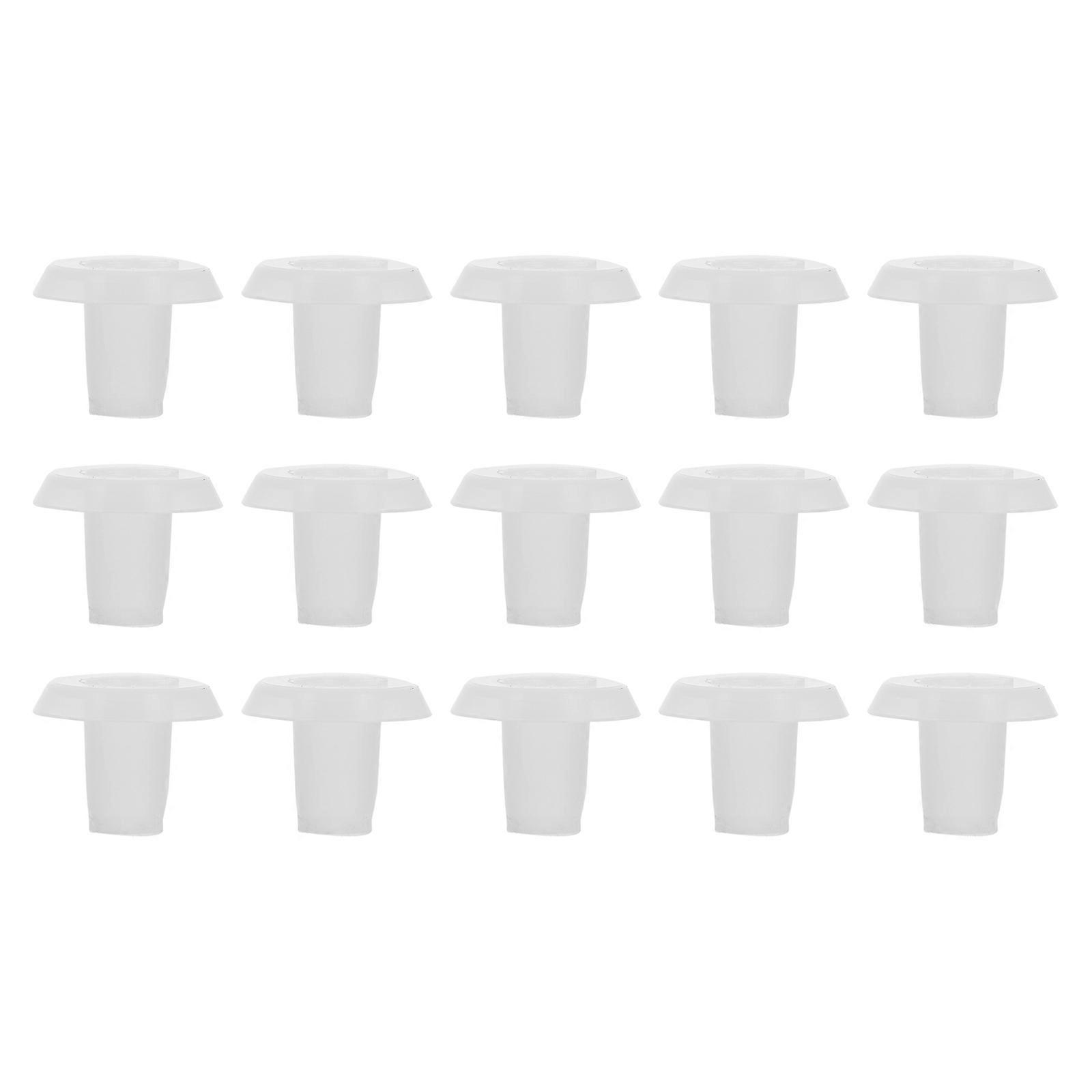 120Pcs Transparent Blinds Bottom Rail Plugs for Ladder Cord Adjustment