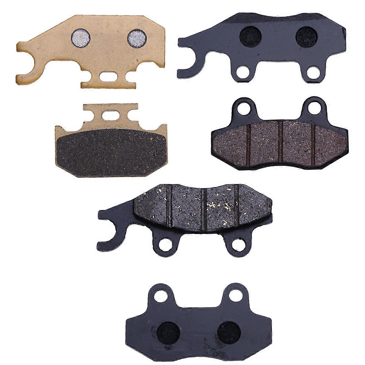 Brake Pads Front and Rear for Rhino 660 with 3Pcs Set for Motorcycle Use