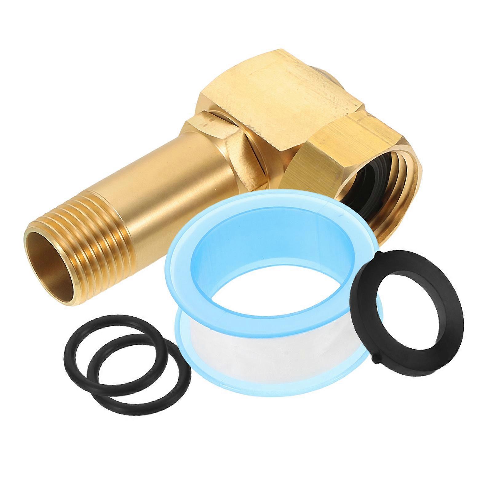 Water Hose Adapter Hose Reel Component For Homeowners Precision Engineering Copper Golden Replacement Part 1Pack