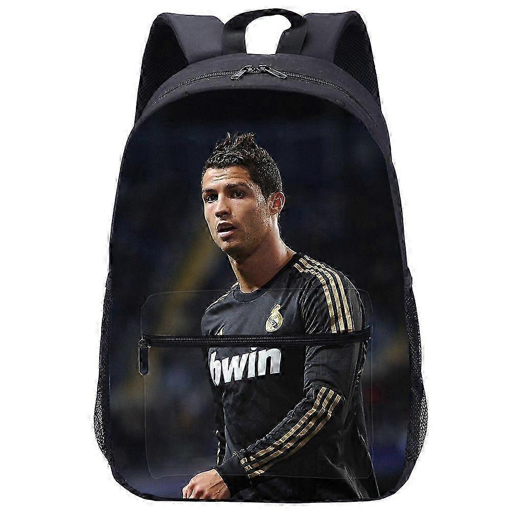 Süper Futbol Yıldız Baskı Sırt Çantası Erkek Kız Dizüstü Bilgisayar Sırt Çantaları Genç Okul Çantası Erkekler İçin