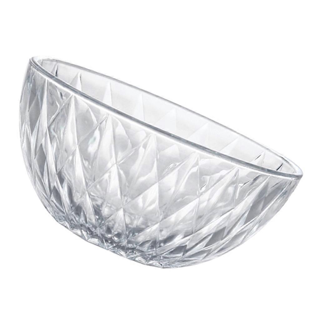 Salad Bowl 1Pcs Transparent Acrylic Versatile Usage for Home