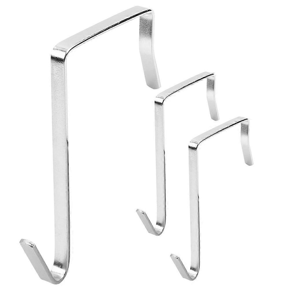 90 Pcs Hooks For Home Use, Sturdy Flat Hanging Hooks For Wardrobe Storage, Silver Color, Space Saving Design, Perfect For Organizing