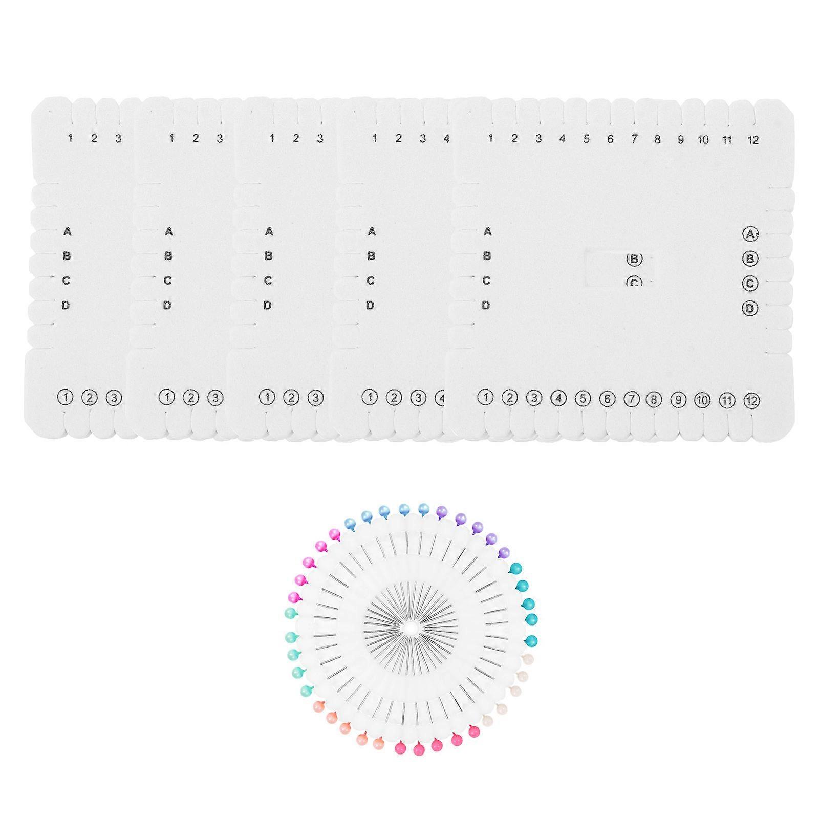 Kumihimo Plate Handmade Weaving Plate with Positioning Pin 3Sets