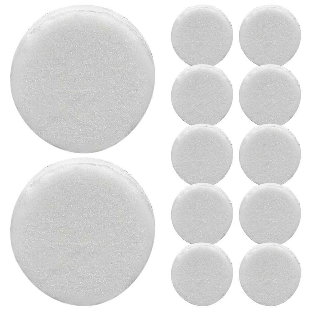 White Manicure Sanding Disc Pads for Grinding with 50Pcs Corundum