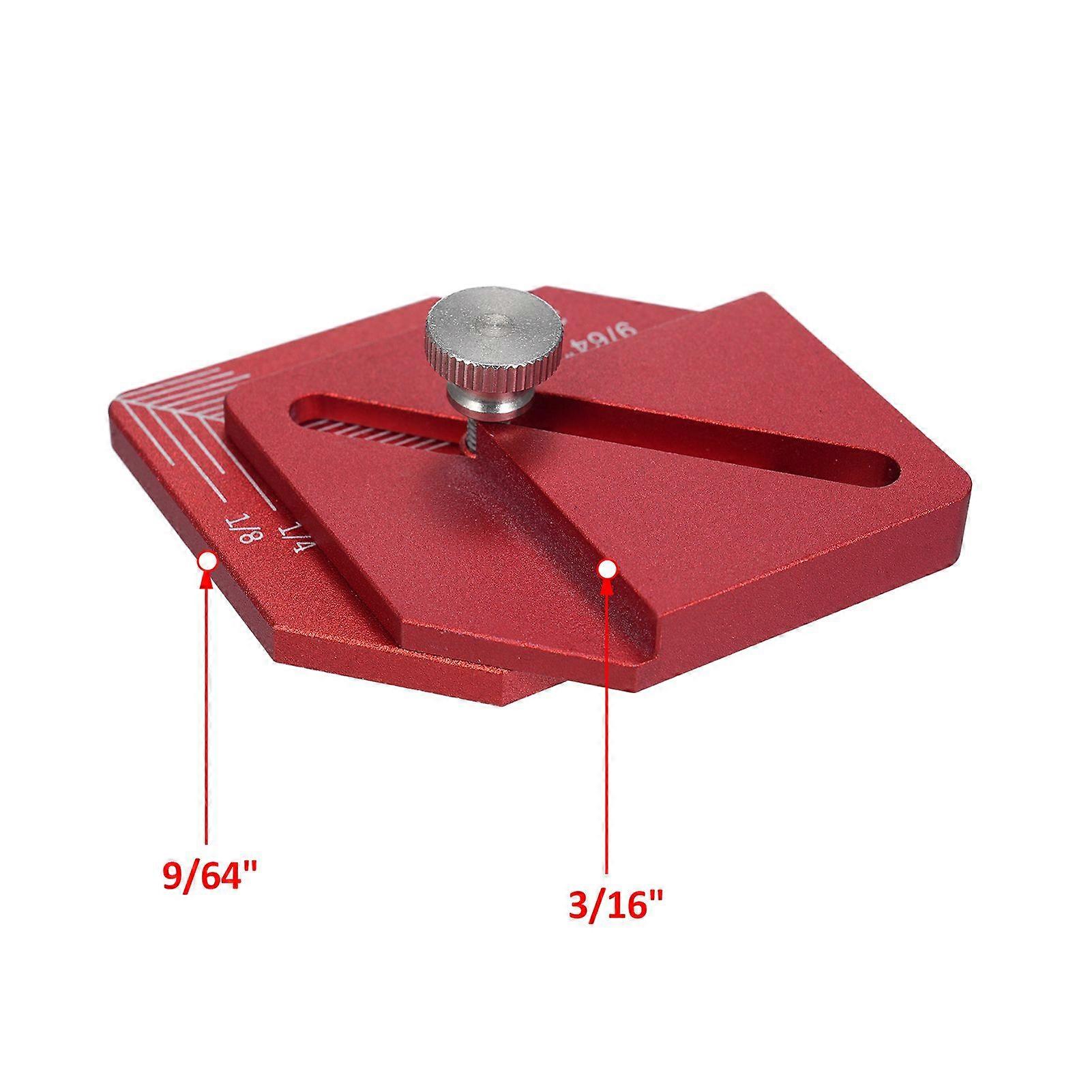 Woodworking Measuring Ruler Trim Carpentry Tools Finishing Work Multi-Tool for Measuring and Marking Short Offsets,CNC-Machined Marking Ruler