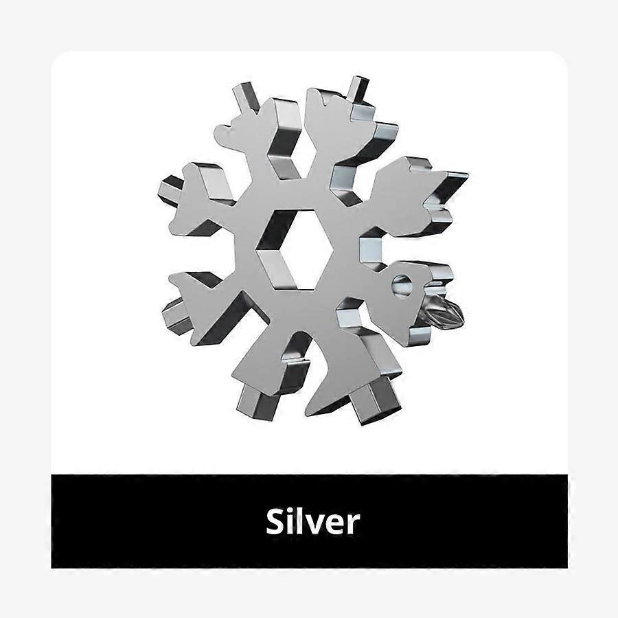 Multifunctional Snowflake Wrench Tool Steel Octagonal Hexagon Portable 18 in One Mini Universal Wrench
