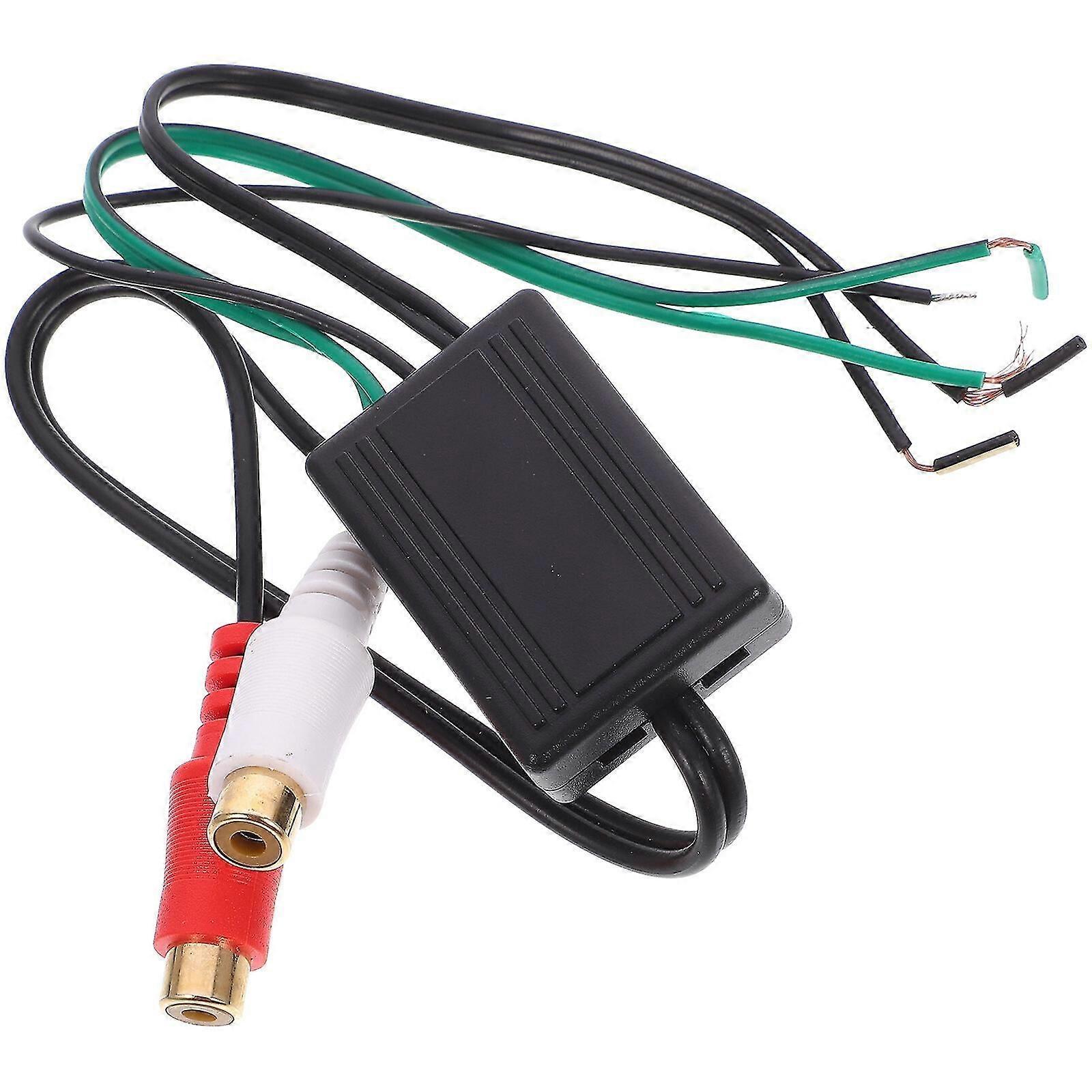 RCA til højttalerledning høj til lav RCA konverter Line Output Converter til subwoofer