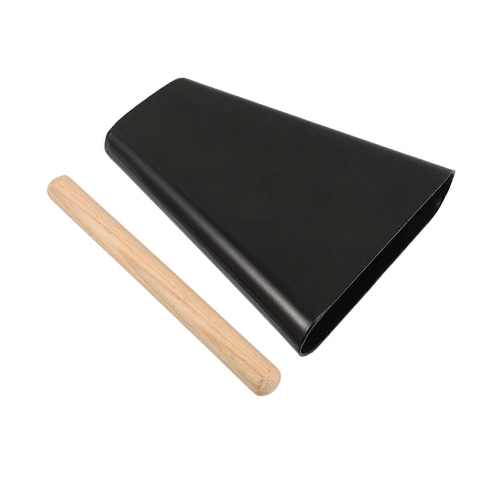 Small Metal Cowbell Stage Instrument for Playing 3Sets with Wood Stick