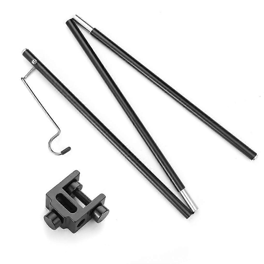 Camping Lamp Post Pole Aluminum Alloy Foldable Light Holder Set Accessories