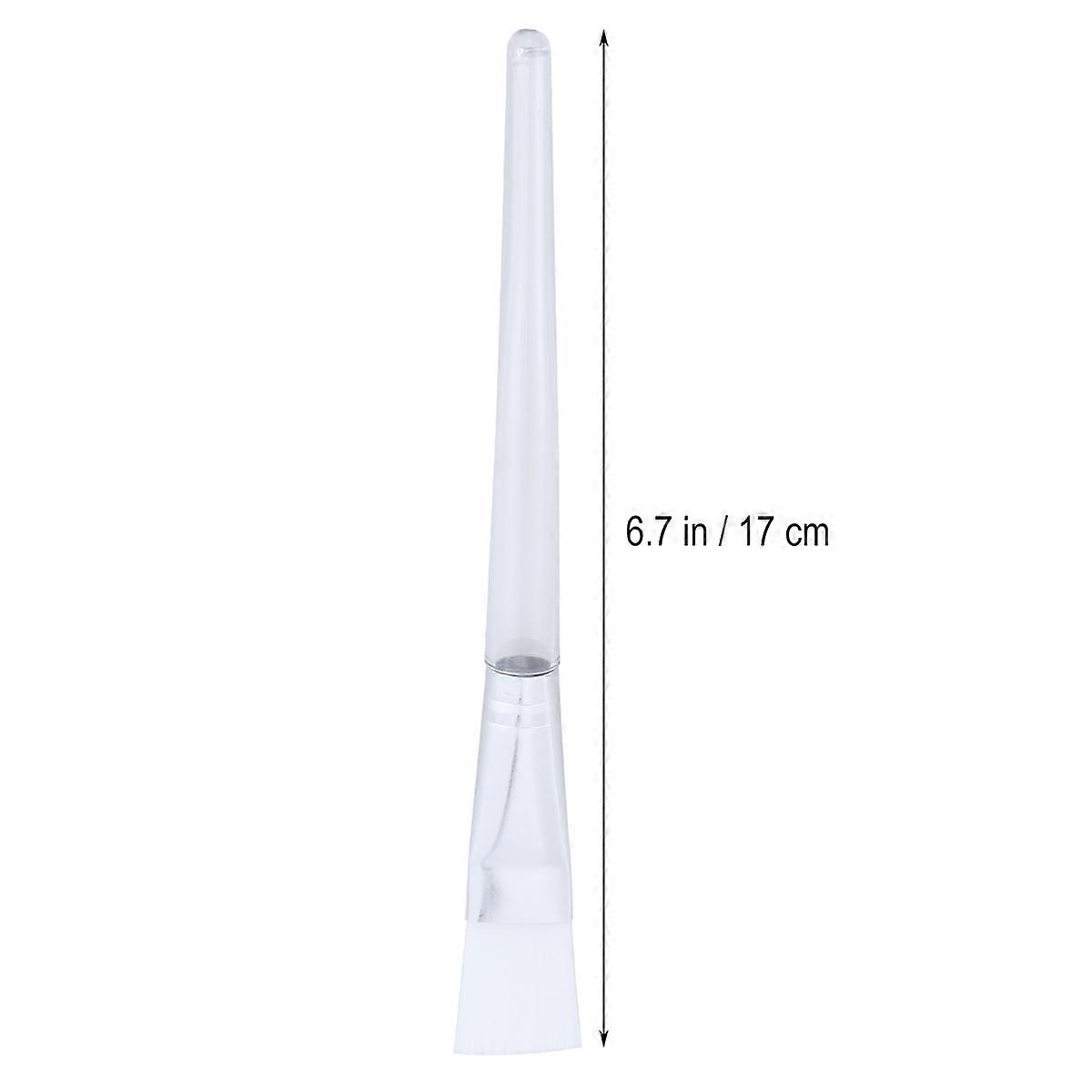 Transparent Mask Brush Crystal Rod Face Applicator Brush 12Pcs Pack