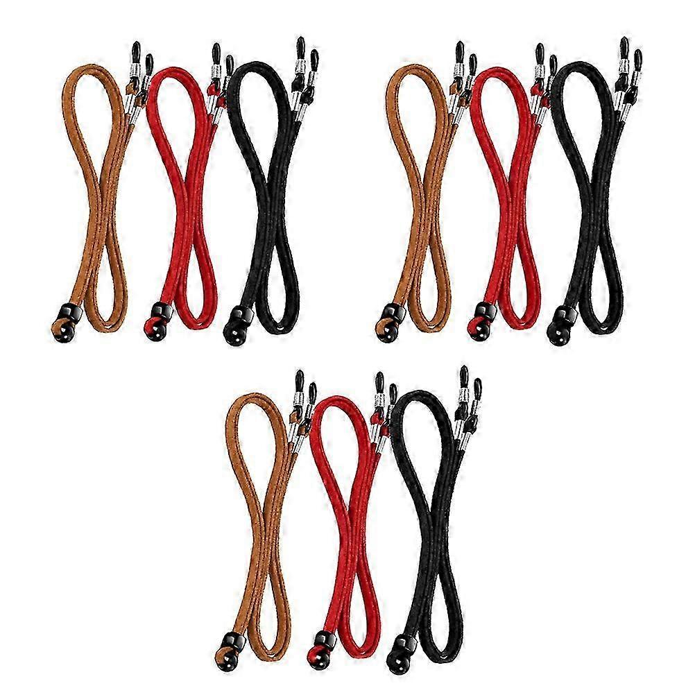9pcs Lightweight Eyeglasses Strap & Lost Chain for Sports Durable Multi Purpose Glasses Holder Cord for Comfortable Eyewear Retention-Yvan
