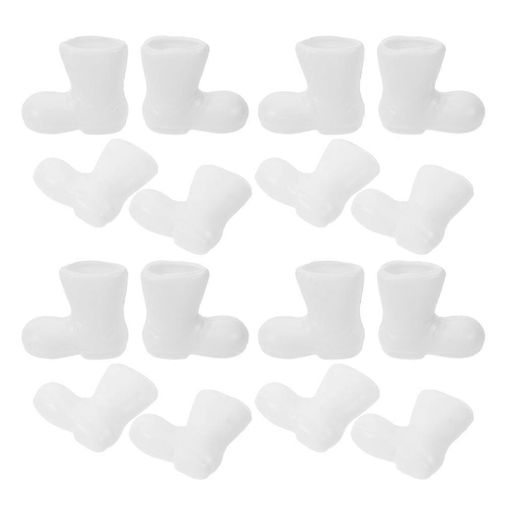 24Pcs Mini Boots Plastic Props For Christmas Various Occasions Decor Enhancing Festive Atmosphere