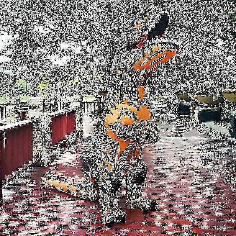 クリスマスパーティーのための子供のインフレータブルT-Rexのコスチューム