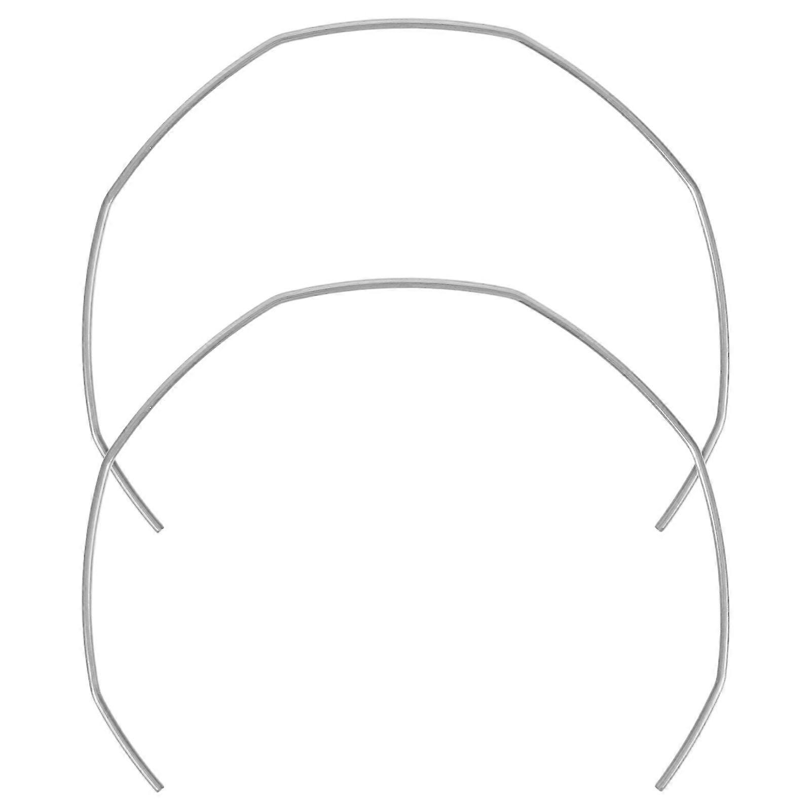 2 יחידות נירוסטה מכונת קפה ידית קפיץ קליפ 51 מ"מ פורטפילטר סל קפיץ קליפ חוט הכנס חיוני מכונת אספרסו ידית טבעת תיקון