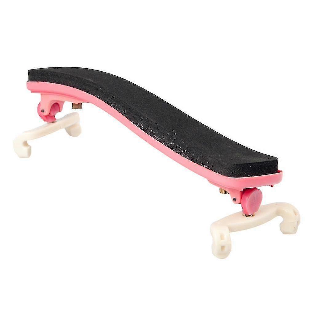 Adjustable Violin Shoulder Rest For 4/4 3/4 Size Violins Pink