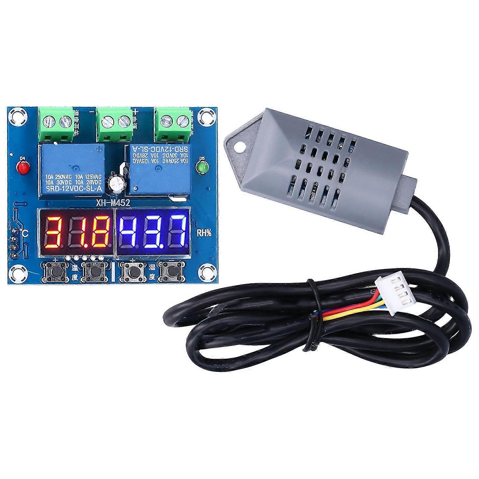 Digital Thermometer Hygrometer Temperature Humidity Control Module XHM452 DC12V
