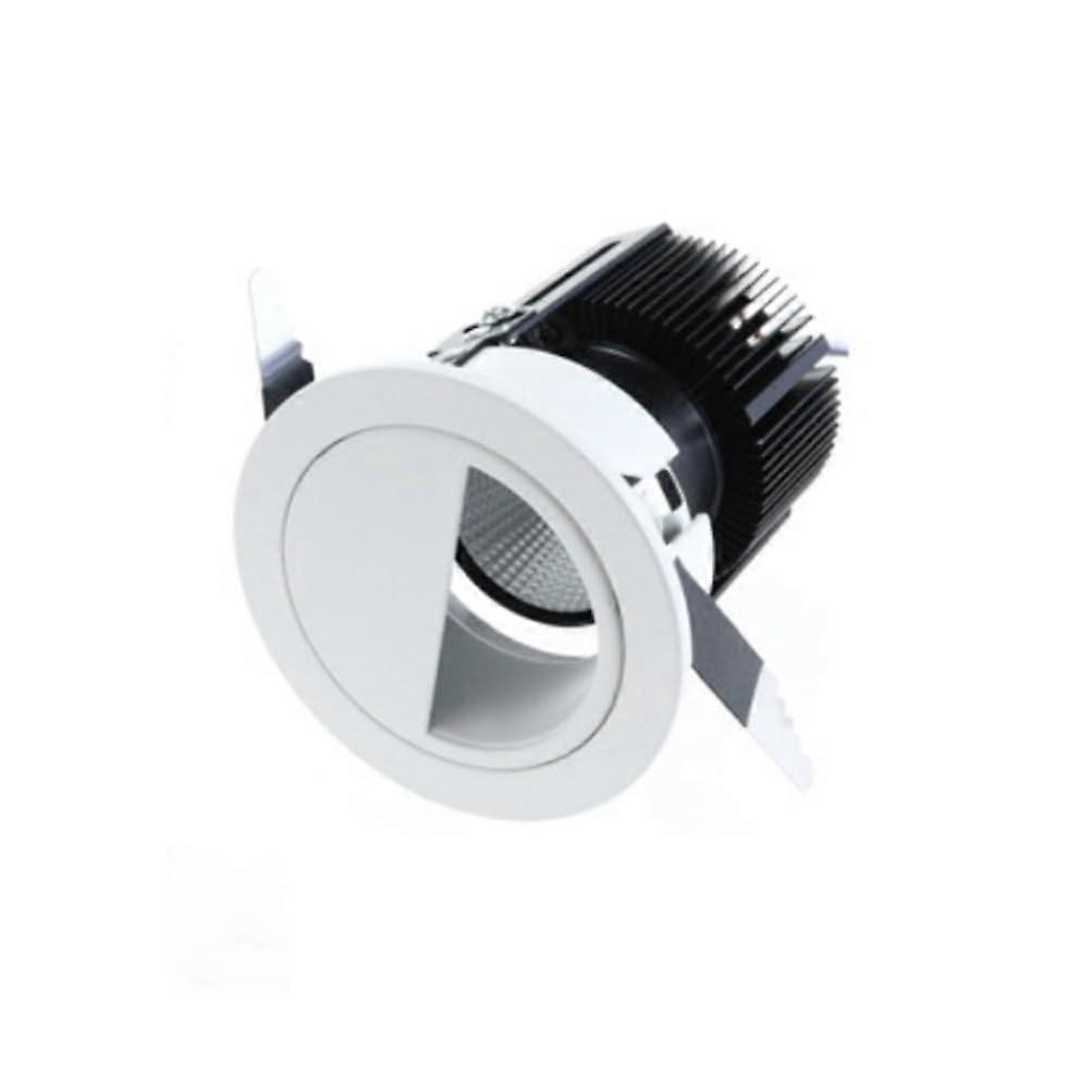 LED Flush Mounted Ceiling Light 7W Recessed Ceiling Light 6000K AntiDazzle Flat Spotlight  Transmittance