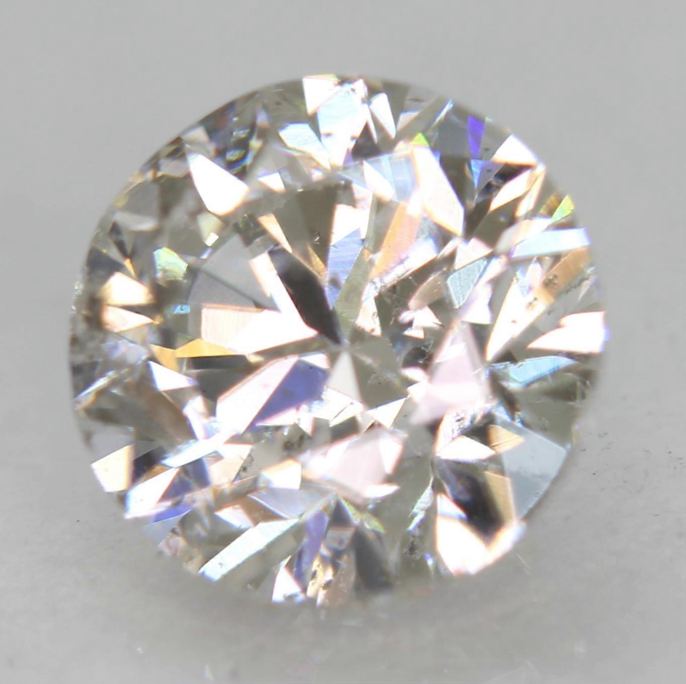 Certified 0.68 Carat G SI1 Round Brilliant Natural MINED Loose Diamond 5.38mm