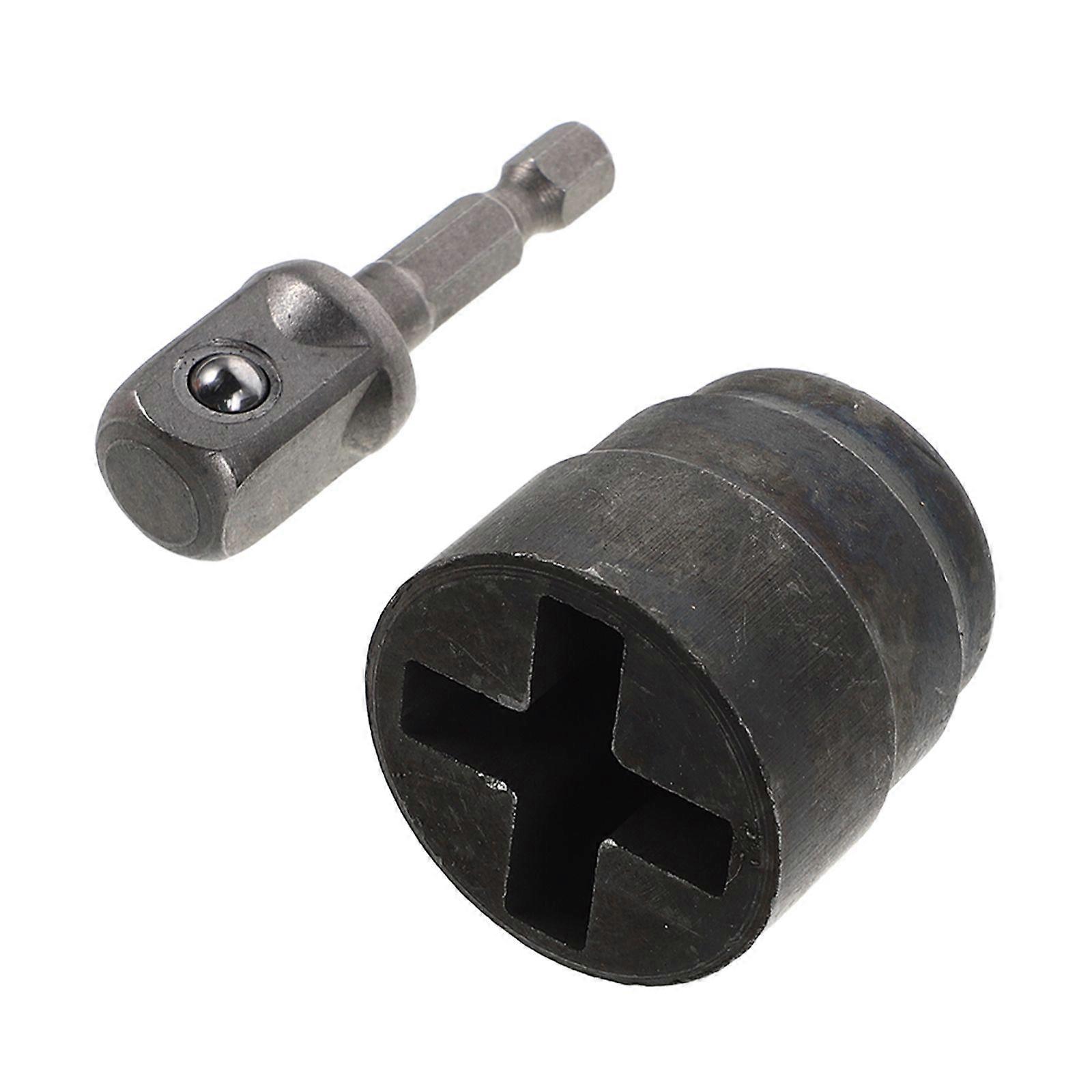 Jack Drill Adapter: Lug Wrench For Car Tire Changing Labor-Saving Jack Socket Extension Tool Portable Drill Adapter For Quick Wheel Removal