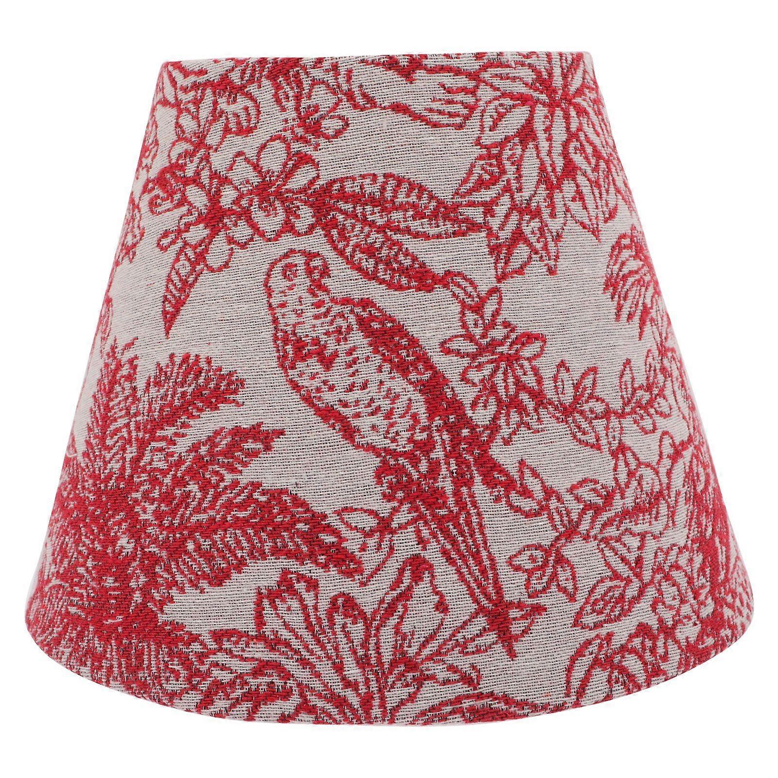 Abat-jour de table en tissu avec base E14/E27, accessoire d'éclairage