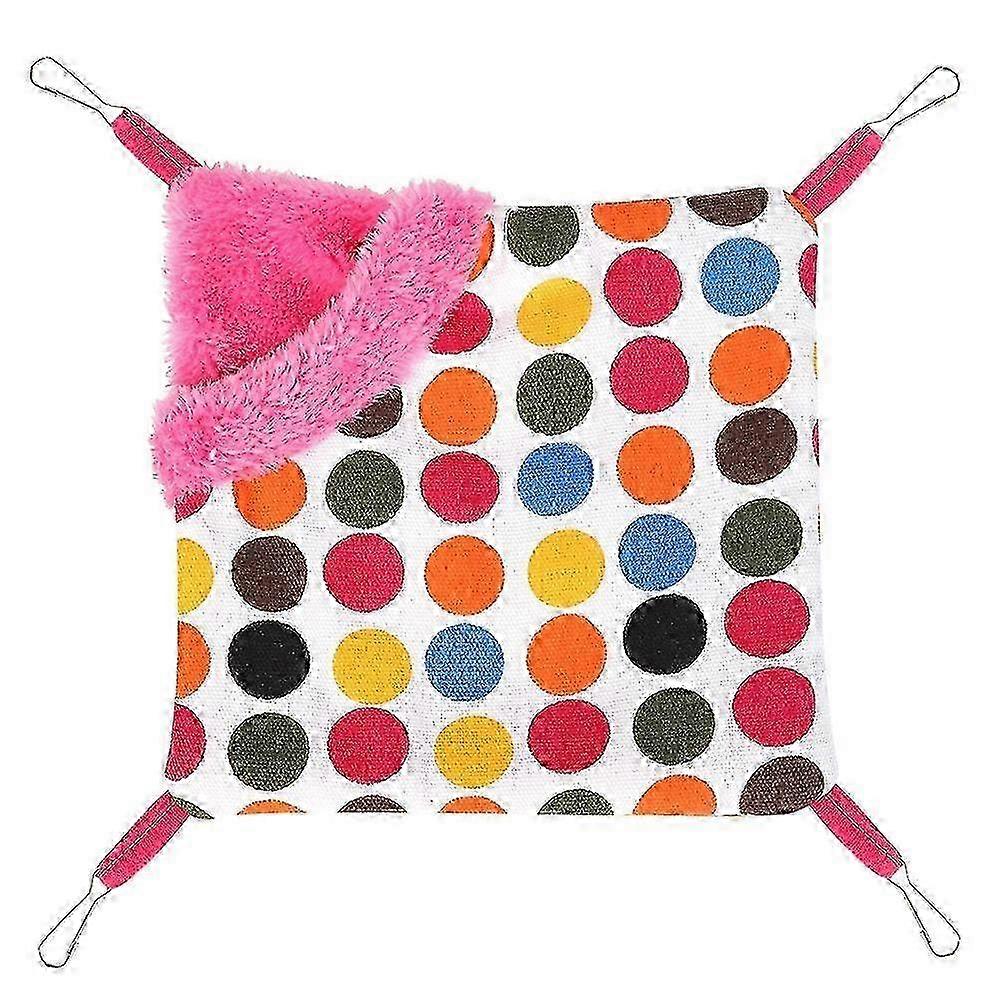 Double - Layer Warm Pet Hamster Nest Hammock: Hanging House for Squirrel Cage Cave