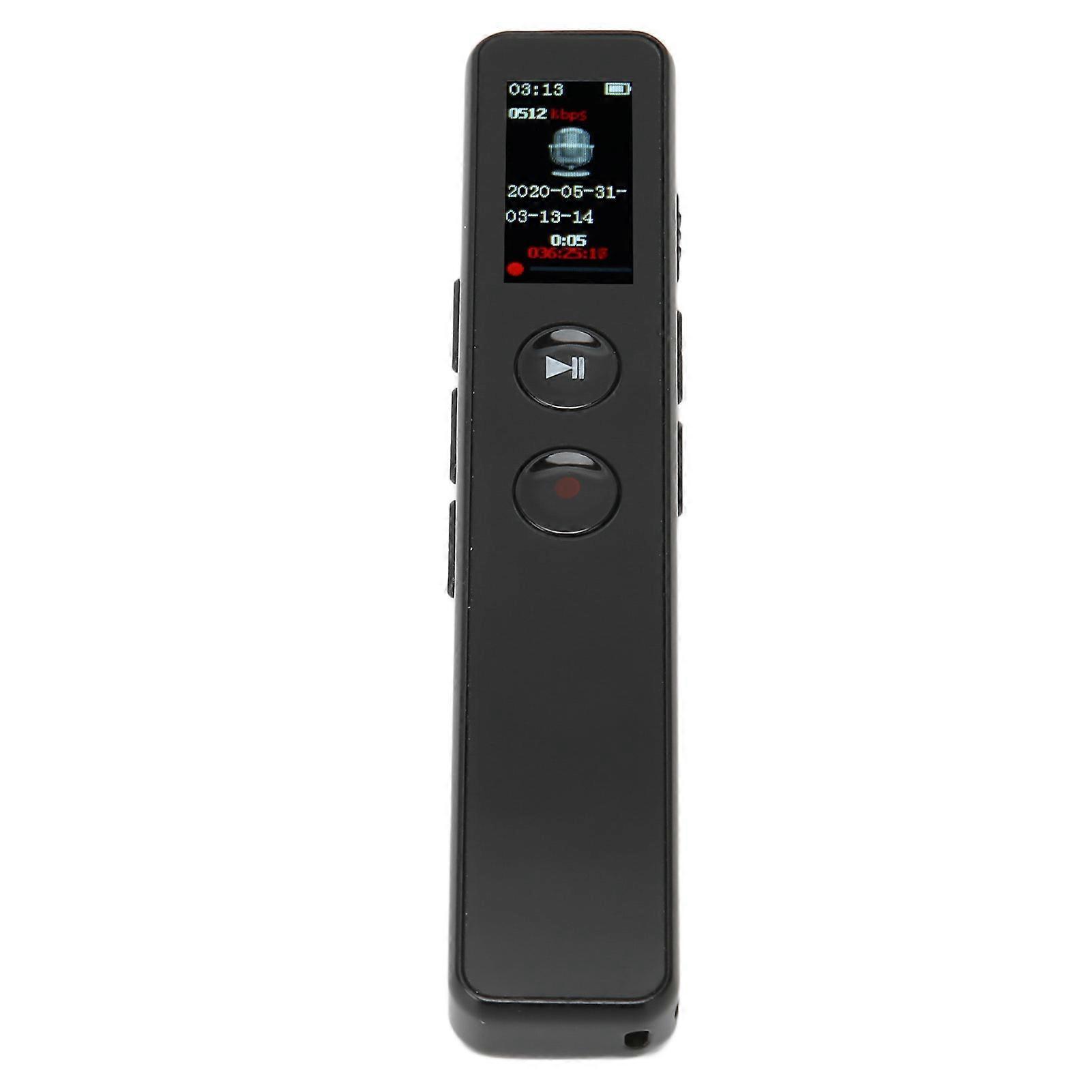 Digital Voice Recorder Mini Omnidirectional Pickup DSP Noise Reduction MP3 Player HiFi Portable Recorder for Lecture 32GB 