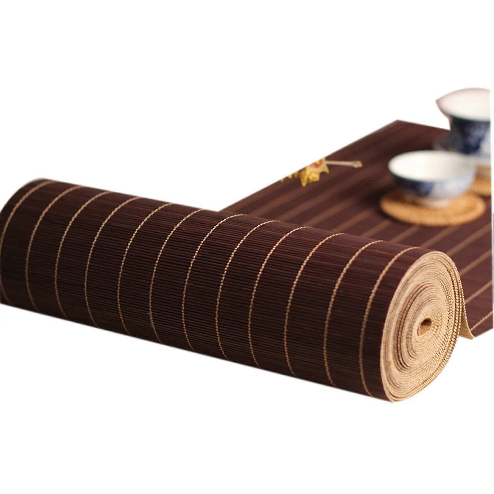 Bamboo Table Runner Placemat Elegant Luxurious Retro Style 40x100cm Color B Custom Size Tea Mats