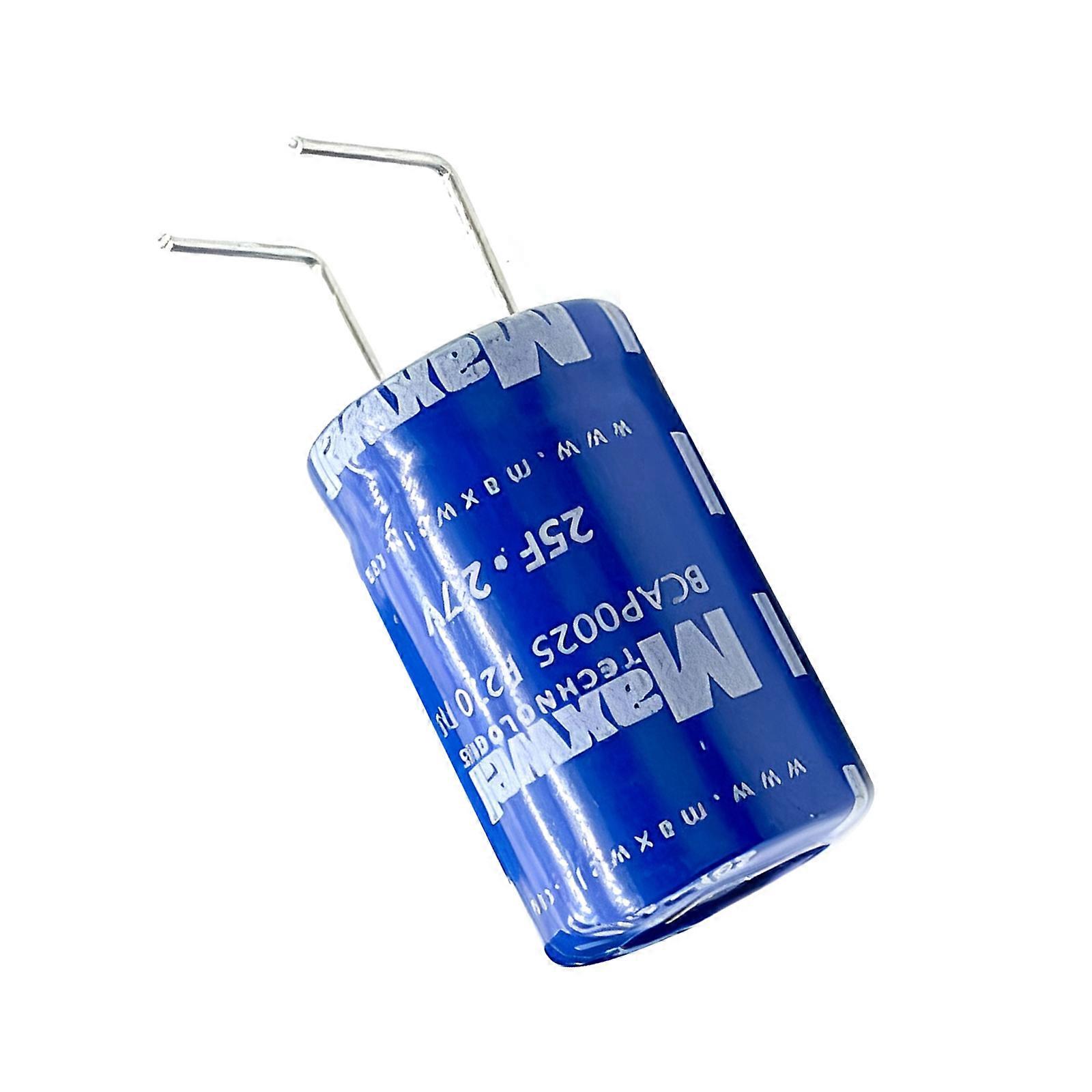 25F 2.7V Electronic Component For Backups Power Solution In Devices And Hybrided Vehicles Applications Multicolor