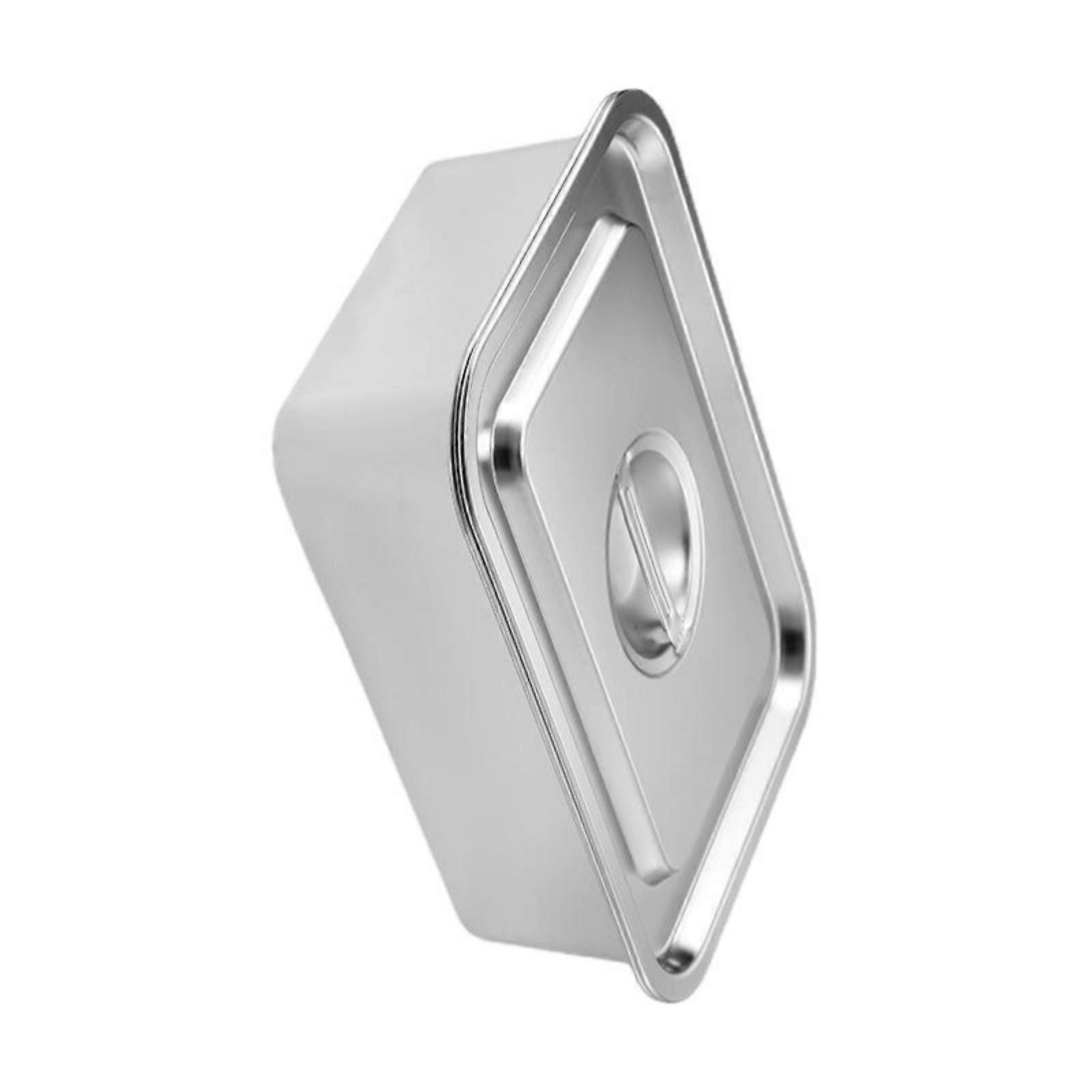 Multipurpose 304 Nonrust Steel Covered Roasting Tray With Flat Base For Baking Steaming And Family Kitchen Use Multicolor